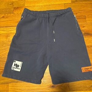Heron Preston Dark Blue Athletic Shorts